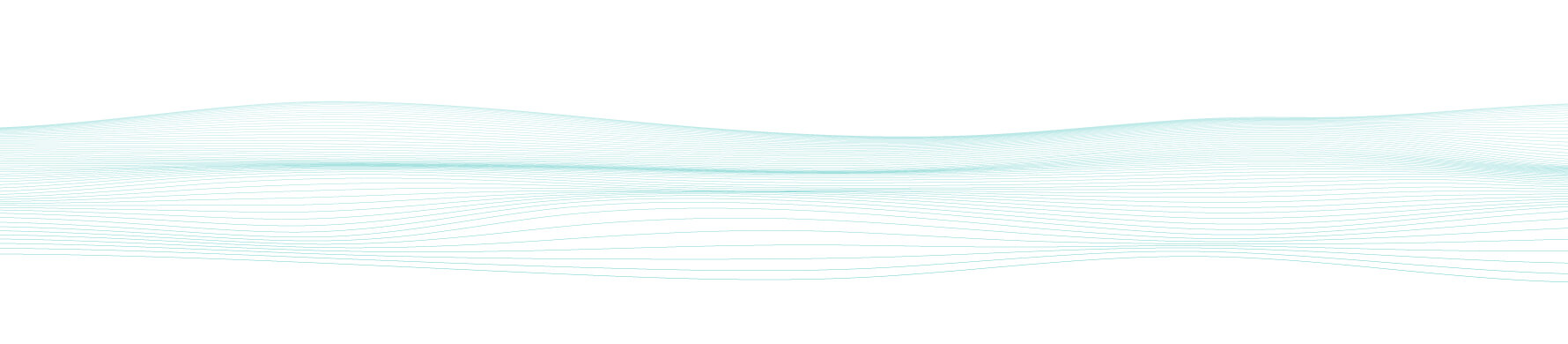 Abstract-design-with-turquoise-waves-on-a-white-background